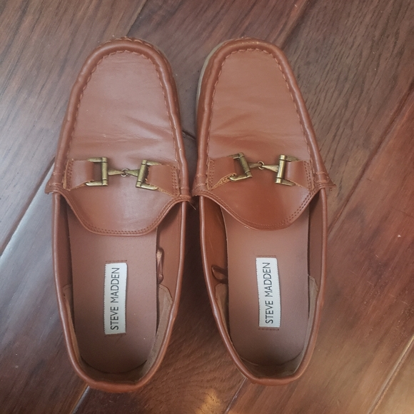 Steve Madden Brown Big Boys Sz3 - Picture 1 of 7